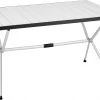 Goedkoop ???? CAMPZ Aluminium Roll-Out Table 120x80x70cm, Grijs ???? -KAMPA-winkel campz aluminium folding table 120x80x70cm grey black 1