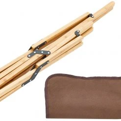 Begroting ???? CAMPZ Bamboo Folding Chair, Bruin ???? -KAMPA-winkel campz bamboo folding chair brown brown 13