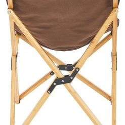 Begroting ???? CAMPZ Bamboo Folding Chair, Bruin ???? -KAMPA-winkel campz bamboo folding chair brown brown 4