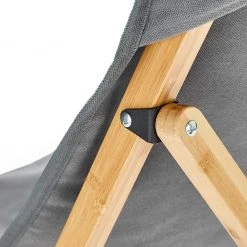 Flash-uitverkoop ???? CAMPZ Bamboo Folding Chair Set With Cover, Grijs/bruin ???? -KAMPA-winkel campz bamboo folding chair set with cover grey brown 14