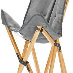 Flash-uitverkoop ???? CAMPZ Bamboo Folding Chair Set With Cover, Grijs/bruin ???? -KAMPA-winkel campz bamboo folding chair set with cover grey brown 16
