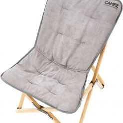 Flash-uitverkoop ???? CAMPZ Bamboo Folding Chair Set With Cover, Grijs/bruin ???? -KAMPA-winkel campz bamboo folding chair set with cover grey brown 4