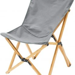 Flash-uitverkoop ???? CAMPZ Bamboo Folding Chair Set With Cover, Grijs/bruin ???? -KAMPA-winkel campz bamboo folding chair set with cover grey brown 5