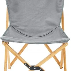 Flash-uitverkoop ???? CAMPZ Bamboo Folding Chair Set With Cover, Grijs/bruin ???? -KAMPA-winkel campz bamboo folding chair set with cover grey brown 6