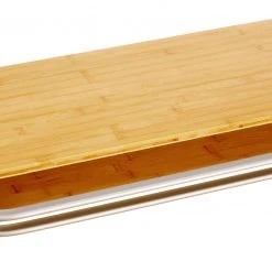 Flash-uitverkoop ???? CAMPZ Bamboo Table 100x60x58cm, Bruin/grijs ???? -KAMPA-winkel campz bamboo table 100x60x58cm brown grey 6