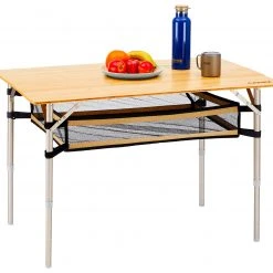 Beste deal ???? CAMPZ Bamboo Table 100x65x65cm With Storage Mesh, Bruin ???? 25 Beste deal ???? CAMPZ Bamboo Table 100x65x65cm With Storage Mesh, Bruin ???? -KAMPA-winkel campz bamboo table 100x65x65cm with storage mesh brown 12