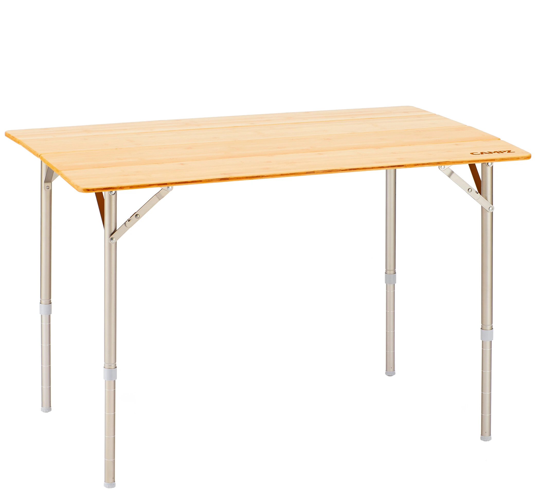 Beste deal ???? CAMPZ Bamboo Table 100x65x65cm With Storage Mesh, Bruin ???? 4 Beste deal ???? CAMPZ Bamboo Table 100x65x65cm With Storage Mesh, Bruin ???? - Afbeelding 2