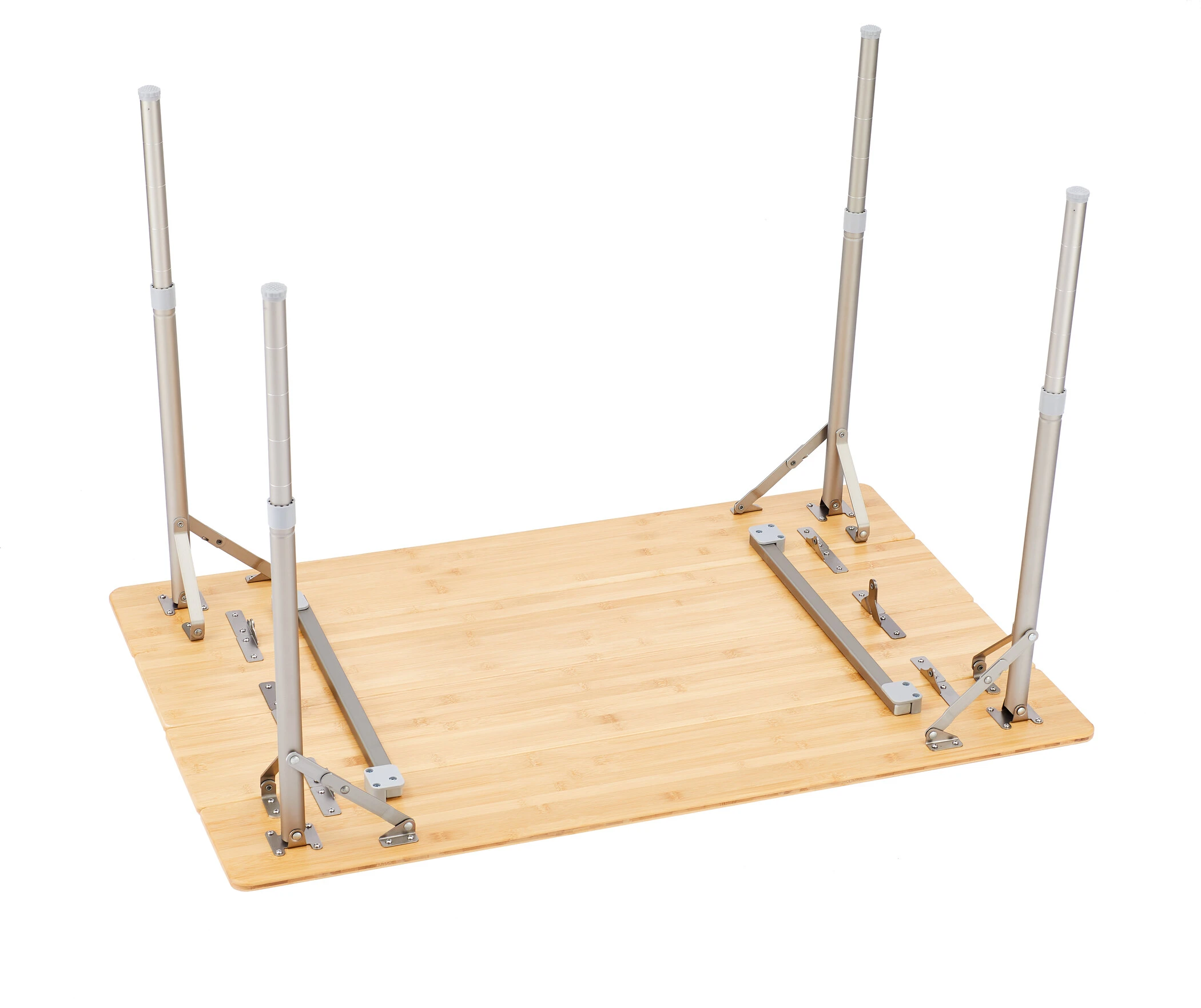 Beste deal ???? CAMPZ Bamboo Table 100x65x65cm With Storage Mesh, Bruin ???? 7 Beste deal ???? CAMPZ Bamboo Table 100x65x65cm With Storage Mesh, Bruin ???? - Afbeelding 5