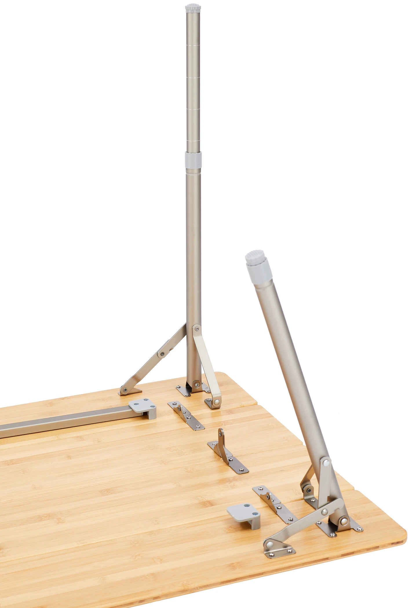 Beste deal ???? CAMPZ Bamboo Table 100x65x65cm With Storage Mesh, Bruin ???? 9 Beste deal ???? CAMPZ Bamboo Table 100x65x65cm With Storage Mesh, Bruin ???? - Afbeelding 7