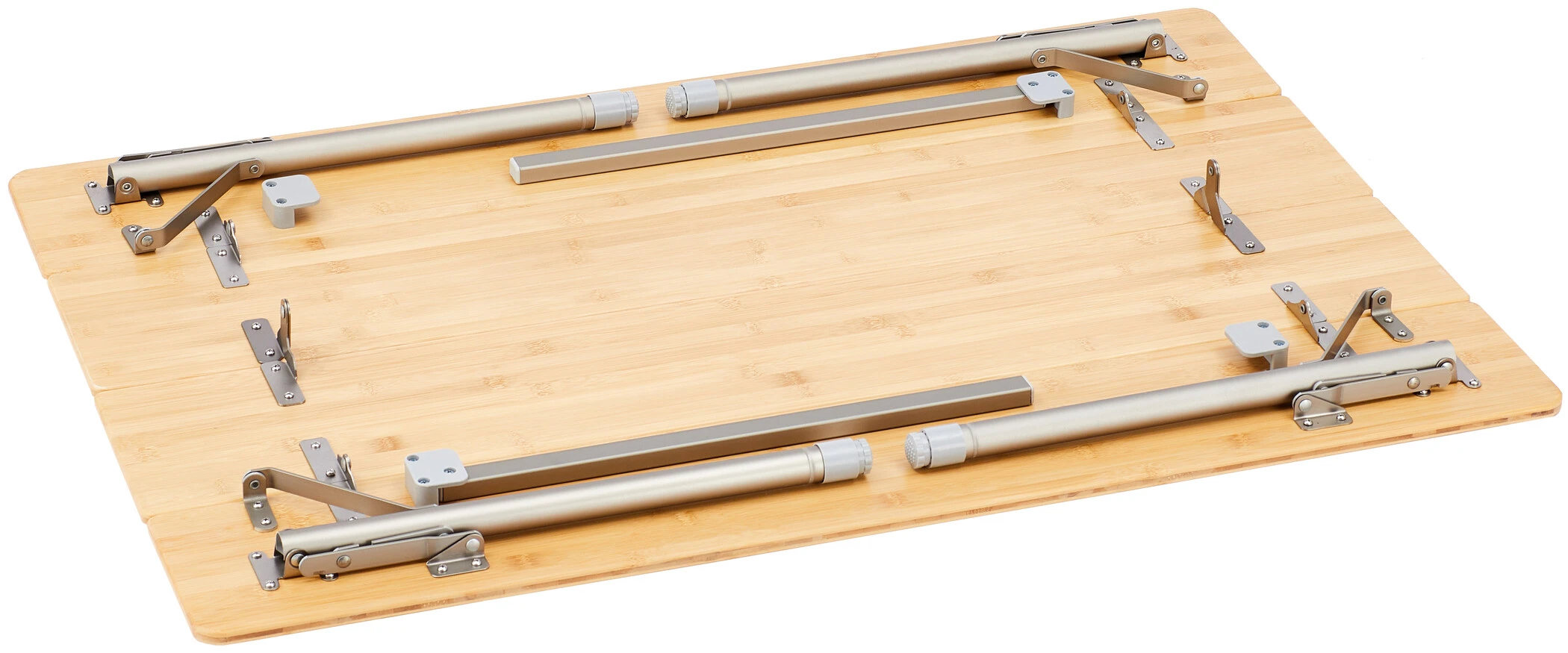 Beste deal ???? CAMPZ Bamboo Table 100x65x65cm With Storage Mesh, Bruin ???? 10 Beste deal ???? CAMPZ Bamboo Table 100x65x65cm With Storage Mesh, Bruin ???? - Afbeelding 8