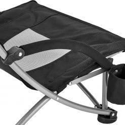 Beste Verkoop ???? CAMPZ Beach Chair Low, Zwart/grijs ???? -KAMPA-winkel campz beach chair low black grey 5