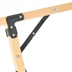 Promo ✔️ CAMPZ Beech Wood Roll-Out Table 100x60x45cm, Bruin ???? -KAMPA-winkel campz beech wood folding table 100x60x45cm brown 5