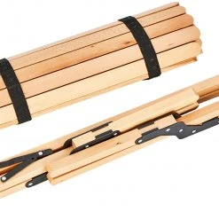 Promo ✔️ CAMPZ Beech Wood Roll-Out Table 100x60x45cm, Bruin ???? -KAMPA-winkel campz beech wood folding table 100x60x45cm brown 8