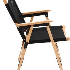 Kopen ???? CAMPZ Comfort Beech Wood Folding Chair, Zwart/bruin ???? -KAMPA-winkel campz comfort beech wood folding chair grey brown 3