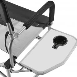 Hete verkoop ⭐ CAMPZ Compact Director's Chair, Zwart/grijs ???? -KAMPA-winkel campz compact directors chair black grey 6