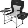 Beste Verkoop ???? CAMPZ Director's Chair, Zwart/grijs ???? -KAMPA-winkel campz directors chair black grey 1
