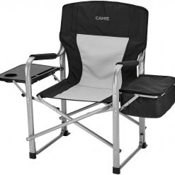 Beste Verkoop ???? CAMPZ Director's Chair, Zwart/grijs ???? 32 Beste Verkoop ???? CAMPZ Director's Chair, Zwart/grijs ???? -KAMPA-winkel campz directors chair black grey 14