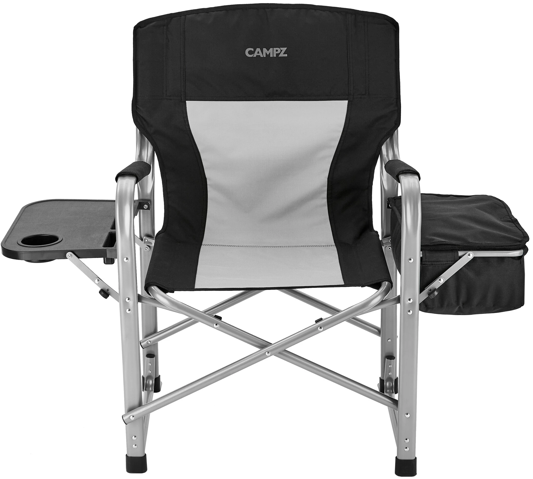 Beste Verkoop ???? CAMPZ Director's Chair, Zwart/grijs ???? 4 Beste Verkoop ???? CAMPZ Director's Chair, Zwart/grijs ???? - Afbeelding 2