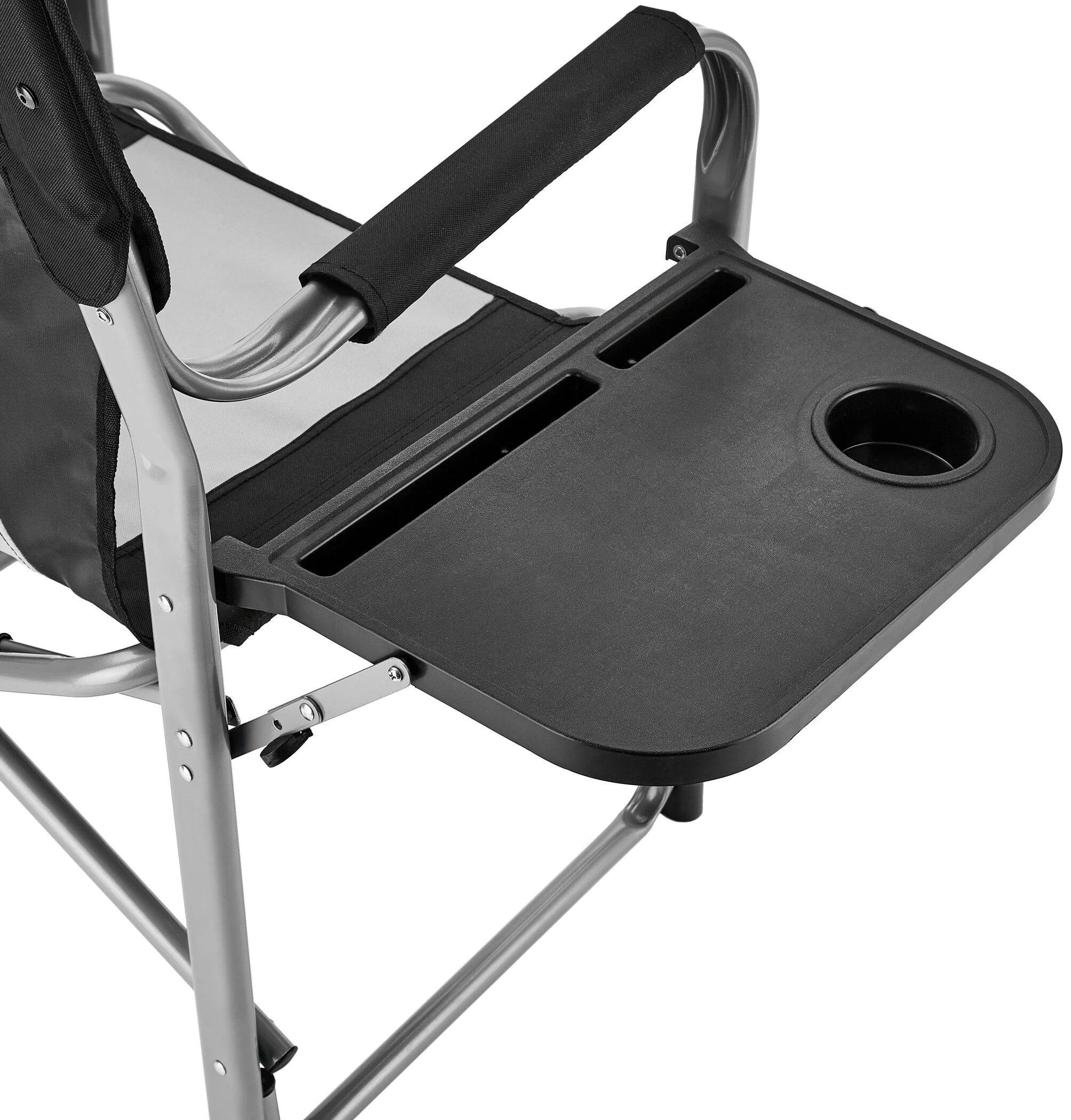 Beste Verkoop ???? CAMPZ Director's Chair, Zwart/grijs ???? 7 Beste Verkoop ???? CAMPZ Director's Chair, Zwart/grijs ???? - Afbeelding 5