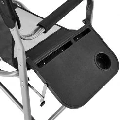 Beste Verkoop ???? CAMPZ Director's Chair, Zwart/grijs ???? 24 Beste Verkoop ???? CAMPZ Director's Chair, Zwart/grijs ???? -KAMPA-winkel campz directors chair black grey 6