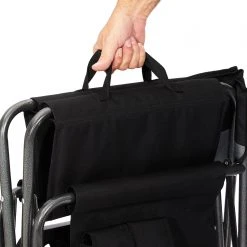 Flash-uitverkoop ???? CAMPZ Vouwstoel Met Bijzettafel, Zwart/grijs ???? 29 Flash-uitverkoop ???? CAMPZ Vouwstoel Met Bijzettafel, Zwart/grijs ???? -KAMPA-winkel campz faltstuhl mit seitentisch schwarz grau 14