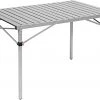 Uitgang ⌛ CAMPZ Aluminium Roll-Out Table 107x70x70cm, Grijs ????