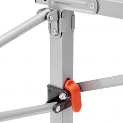 Uitgang ⌛ CAMPZ Aluminium Roll-Out Table 107x70x70cm, Grijs ???? -KAMPA-winkel campz falttisch aluminum 107x70x70cm schwarz grau 8