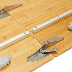 Korting ???? CAMPZ Bamboe Vouwtafel 150x70x70cm, Bruin ???? -KAMPA-winkel campz falttisch bambus 150x70x70cm braun 7