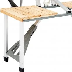 Korting ???? CAMPZ Fir Wood Picnic Table, Bruin/grijs ???? 33 Korting ???? CAMPZ Fir Wood Picnic Table, Bruin/grijs ???? -KAMPA-winkel campz fir wood picnic table brown 11