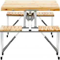Korting ???? CAMPZ Fir Wood Picnic Table, Bruin/grijs ???? 25 Korting ???? CAMPZ Fir Wood Picnic Table, Bruin/grijs ???? -KAMPA-winkel campz fir wood picnic table brown 3