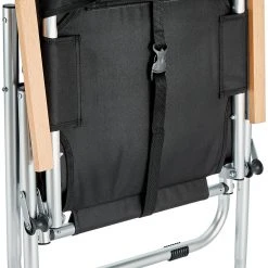 Groothandel ???? CAMPZ Folding Chair Set With Cover, Zwart ???? -KAMPA-winkel campz folding chair with beech wood armrests black brown 12