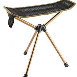 Begroting ???? CAMPZ Aluminium Folding Stool Square, Zwart/goud ????
