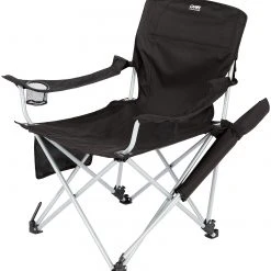 Begroting ???? CAMPZ Lounger Vouwstoel Met Afneembare Voetsteun, Zwart ???? -KAMPA-winkel campz lounger folding chair with detachable footrest black 9