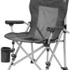 Hete verkoop ???? CAMPZ Mesh Vouwstoel Kinderen, Grijs ✨ -KAMPA-winkel campz mesh faltstuhl kinder anthrazit 1