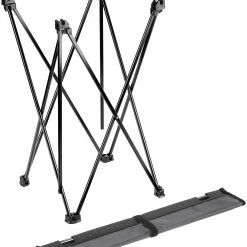 Uitgang ???? CAMPZ Roll-Out Table 55x42x40cm Ultra Light, Zwart/grijs ???? -KAMPA-winkel campz rolltisch 55x42x40cm ultraleicht schwarz grau 6