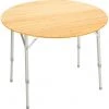 Goedkoopste ???? CAMPZ Round Bamboo Table 90x46/70cm, Bruin/grijs ???? -KAMPA-winkel campz round bamboo table 90x46 70cm brown grey 1