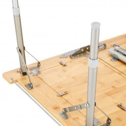 Korting ???? CAMPZ Utility Bamboo Table 51x78x40, Bruin ⭐ -KAMPA-winkel campz utility bamboo table 51x78x40 brown 10