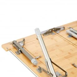 Korting ???? CAMPZ Utility Bamboo Table 51x78x40, Bruin ⭐ -KAMPA-winkel campz utility bamboo table 51x78x40 brown 12