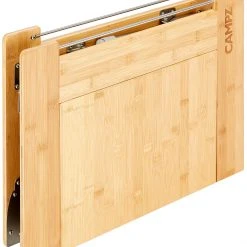 Korting ???? CAMPZ Utility Bamboo Table 51x78x40, Bruin ⭐ -KAMPA-winkel campz utility bamboo table 51x78x40 brown 16