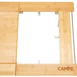 Korting ???? CAMPZ Utility Bamboo Table 51x78x40, Bruin ⭐ -KAMPA-winkel campz utility bamboo table 51x78x40 brown 7