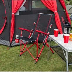Korting ???? Coleman Bungee Stoel Festival Collectie, Zwart/rood ✨ -KAMPA-winkel coleman bungee chair festival collection red 4