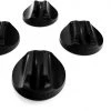 Promo ???? Disc-O-Bed Foot Pads Set Of 4, Zwart ???? -KAMPA-winkel disc o bed foot pads set of 4 black 1