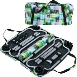 Kopen ✨ Disc-O-Bed Kid-O-Bunk Bed Kids, Groen ???? -KAMPA-winkel disc o bed kid o bunk bed kids block pattern 3