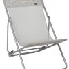 Nieuw ???? Lafuma Mobilier Maxi Transat Klapstoel Met Cannage Phifertex, Wit/grijs ⌛ -KAMPA-winkel lafuma mobilier maxi transat liegestuhl batyline seigle 1 2