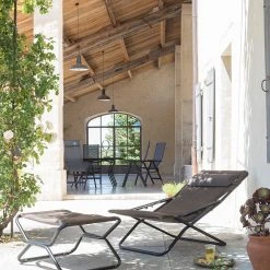 Groothandel ❤️ Lafuma Mobilier Transabed Klapstoel Air Comfort, Zwart ???? -KAMPA-winkel lafuma mobilier transabed liegestuhl air comfort taupe 3