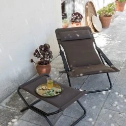 Groothandel ❤️ Lafuma Mobilier Transabed Klapstoel Air Comfort, Zwart ???? -KAMPA-winkel lafuma mobilier transabed liegestuhl air comfort taupe 4