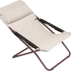 Coupon ???? Lafuma Mobilier Transabed Sun Lounger Batyline Duo, Grijs/rood ✨