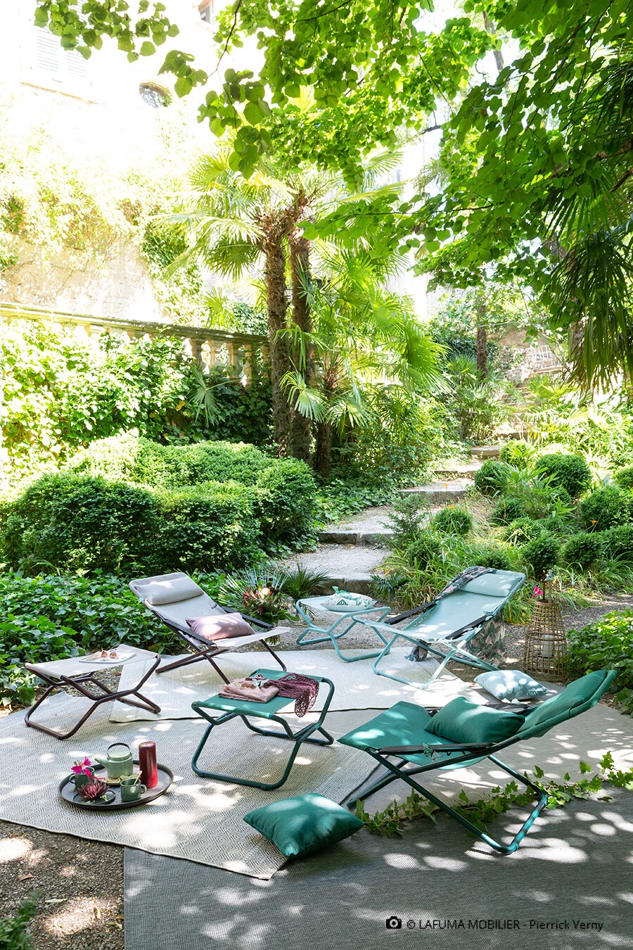 Coupon ???? Lafuma Mobilier Transabed Sun Lounger Batyline Duo, Grijs/rood ✨ 5 Coupon ???? Lafuma Mobilier Transabed Sun Lounger Batyline Duo, Grijs/rood ✨ - Afbeelding 3