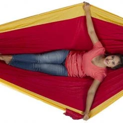Beste Verkoop ???? Ticket To The Moon King Size Hammock, Bruin/beige ???? -KAMPA-winkel ticket to the moon king size hammock burgundy dark yellow 3
