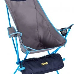 Hete verkoop ⌛ Uquip Infinity Lounger Folding Chair, Grijs/blauw ????